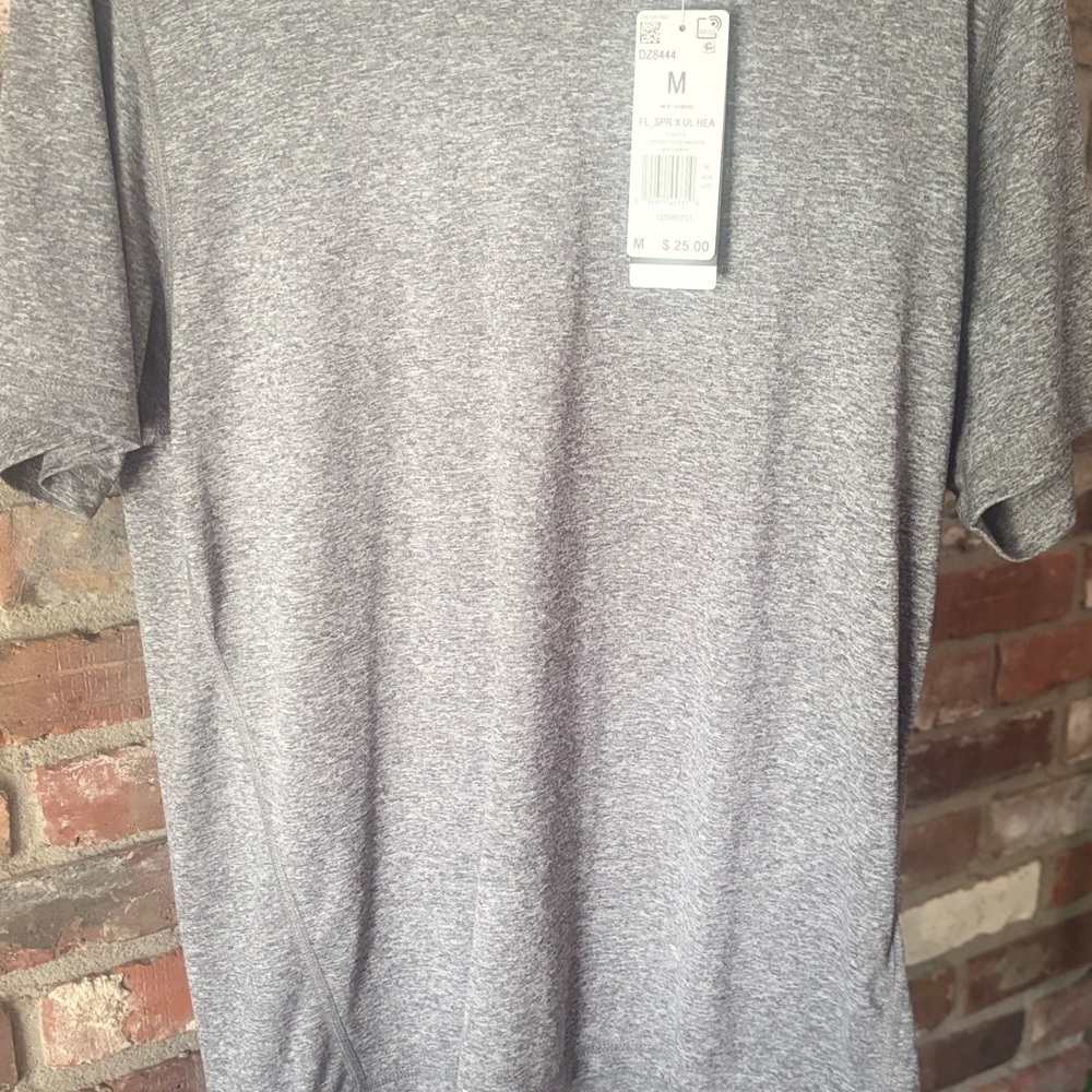 adidas Heather Gray Short Sleeve Tee